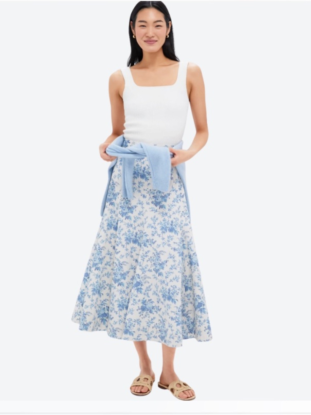 Tuckernuck Forget Me Not Floral Brynn Skirt